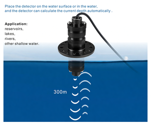 GUT775 Medidor de Nivel de Profundidad de Agua Ultrasónico de Alta Precisión con Alcance de 50m-300m, Alimentado por Batería, IP68, Medidor de Nivel de Agua Ultrasónico - Product Image 6
