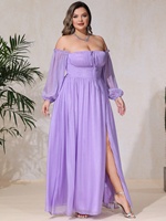 Robe asymétrique grande taille en maille avec taille élastiquée et cordon de serrage Double Crazy