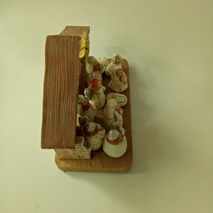 Religieux Miniature Blanc Ensembles De Nativité Statue Figurine Avec Crèche, Lot de 12 - Product Image 6