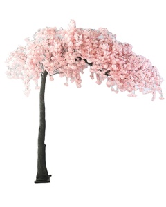 Arbre de <span class=keywords><strong>cerisier</strong></span> artificiel haut, rouge bordeaux, <span class=keywords><strong>sans</strong></span> support, pour extérieur, <span class=keywords><strong>sans</strong></span> personnalisation - Product Image 1