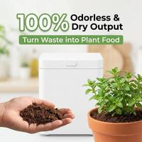 Composteur Électrique Intelligent 2026 pour Déchets Alimentaires – Machine de Compostage Automatique d'Intérieur Inodore pour la Production d'Engrais Organique à Domicile