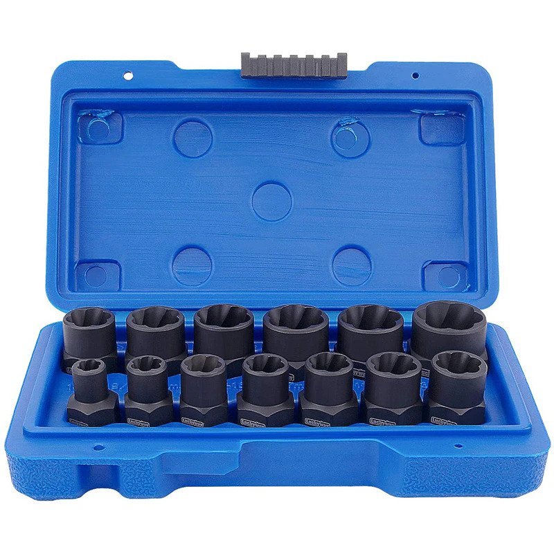 13 Piece Nut Extractor Socket Impact