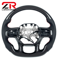 Volant personnalisé en fibre de carbone pour Dodge Ram 1500, volant personnalisé de style sportif pour Ram 3500 4500 TRX
