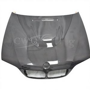 OEM STYLE CARBON FIBER HOOD BONNET for 2002-2005 BMW 3 SERIES E46 4DOOR - Product Image 1