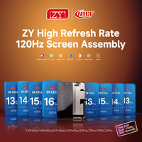 Écran LCD ZY HD+ pour iPhone, assemblage d'écran tactile 120Hz, remplacement pour les séries ZY 13 14 15 16 Pro
