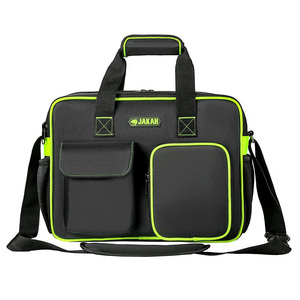 Bolsa de Herramientas Multifuncional de Lona para Electricista, con Gran Capacidad de Almacenamiento, Cierre de Cremallera, Engrosada y Práctica - Product Image 1