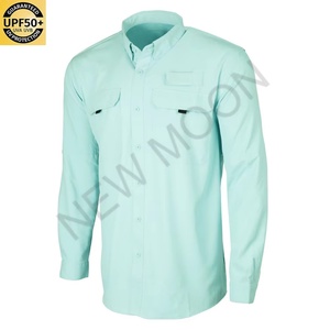 Customized Fishing Long Sleeve Button Fishing Shirt Sun Protection Men's Sportswear Outdoor Fishing Clothes - Product Image 4