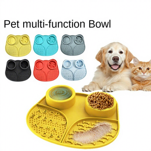 Nouveau tapis de nourriture lente pour animaux de compagnie en silicone durable, antidérapant, pour chien et chat, avec ventouse - Product Image 3