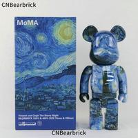 Édition haute Bearbrick 400% 28cm, bloc ours poupée ours violente décoration jouet mobile ABS figurine ours jouet Bearbrick