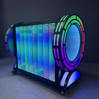 Vente en gros Table de bar extérieure légère et portable Barre d'éclairage à 16 couleurs changeantes Table de bar pour discothèque
