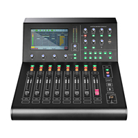 Console de mixage numérique professionnelle 12 canaux KG12 pour contrôleur DJ, pour utilisation sur scène, console de mixage audio numérique pour haut-parleurs