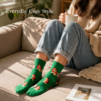 Nouvelles Chaussettes Fantaisie Tendance Personnalisées Coupe du Monde de Football en Coton Respirantes Écologiques à Cheville Montante Thème Football Jeunesse