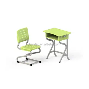 YJ 맞춤형 내마모성 학생 플라스틱 학교 가구 책상 및 의자