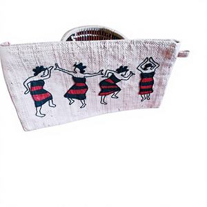 Bolso Tote de Rafia Rabane de Uso Diario, Estilo Urbano Simple, Forro de Penja, Cierre de Botón, Detalles en Cuero, Ecológico, Venta al por Mayor - Product Image 3