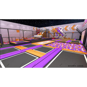 Parque de trampolín al aire libre grande y moderno, desafiante y divertido, Saltemos juntos - Product Image 5