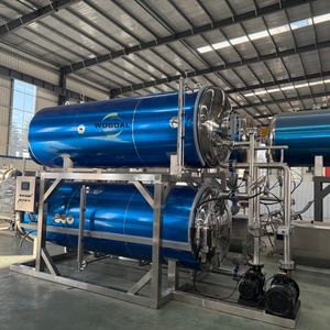 Nuovo Sterilizzatore <span class=keywords><strong>Autoclave</strong></span> Orizzontale Automatico su Larga Scala con PLC e Bagno di Vapore per Alimenti Wogoal - Product Image 2