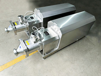 Pompe à double vis en acier inoxydable de qualité alimentaire sanitaire pour eau propre boisson miel chocolat Machine de remplissage à double vis
