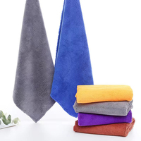 Nouvelle serviette en microfibre double face 500 g/m², absorbante, pour le detailing automobile, serviette de lavage de voiture, serviette de séchage de voiture personnalisée