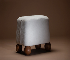 Luxury Traditional Pouf Ottoman Modern Soft Upholstered Fabric Floor <b>Seating</b> Stool Footrest Living Room Bedroom Home Decor - Product Image 1