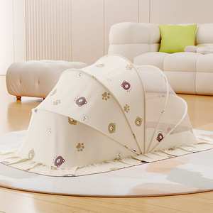 Moustiquaire pliable multifonctionnelle à couverture intégrale pour berceaux, sans installation requise, protection contre les moustiques pour nouveau-nés - Product Image 4