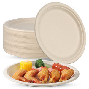 Bioking, superventas, bandeja redonda blanca para Pizza de 12 pulgadas, platos de papel para Pizza de pulpa de bagazo compostable biodegradable desechable - Product Image 5