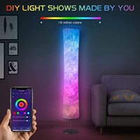 Lampe autoportante intelligente à couleurs changeantes, wi-fi, rvb, application TUYA, lampadaire moderne à monter soi-même, synchronisation de la musique, lampes LED pour la décoration du salon