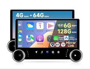 Autoradio <span class=keywords><strong>Pioneer</strong></span> <span class=keywords><strong>double</strong></span> <span class=keywords><strong>DIN</strong></span> avec lecteur CD, autoradio Android 9 pouces avec 8 cœurs, 4+64G DSP, <span class=keywords><strong>Carplay</strong></span>, 2K QLED, caméra 360° - Product Image 6