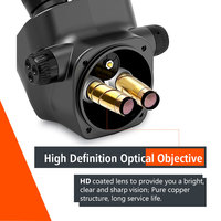 Continuous Zooming Trinocular 7-50X Stereoscopic Microscope for Precision Repair
