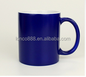 P178 Cốc Đổi Màu Cốc Cắm Trại Ma Thuật Pha Cà Phê Bằng Gốm Hình Chữ C Tráng Phủ Thăng Hoa - Product Image 5