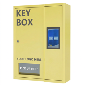 <b>Smart</b> <b>Electronic</b> Lock Key Cabinet RFID 7inch Touch Screen Android OS Cold Rolled Steel API Integration for Office Hotel Car Use - Product Image 1
