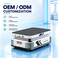 Robot AMR industriel personnalisé CE de Chine, service OEM Hulkman, avec une précision de positionnement inférieure à 10 mm, pour usine d'appareils électroménagers et entrepôt