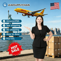 Expédition maritime LCL+Express économique Chine-USA, service DDP porte-à-porte, agent professionnel pour marchandises dangereuses et générales 13-30
