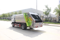 Camion compacteur de déchets lourd Euro6 Cummins avec options de puissance double, transmission rapide et système de contrôle intelligent