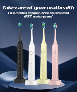 Brosse à dents sonique électronique pour adultes Sarmocare X700, brosse à dents intelligente miniature personnalisée pour les voyages, 6 têtes de brosse avec logo - Product Image 2