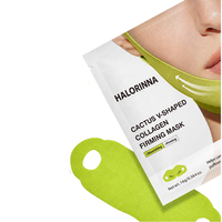 Masque Visage Personnalisé HALORINNA au Collagène de Cactus et Rétinol – Améliore le Collagène Cutané, Réduit les Joues Tombantes, Soin Anti-Poches à Domicile, OEM