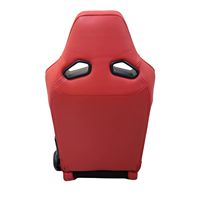 Sièges baquet de course universels en cuir PVC de haute qualité pour simulateur de jeu, réglables