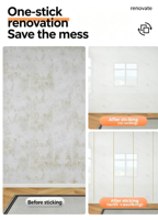 Rouleau mural en PVC imperméable et recyclable de qualité supérieure, autocollant en mousse 3D auto-adhésif, papier peint à décoller, taille personnalisée, épaisseur 3 mm