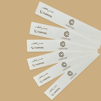 Bandes de testeur de parfum d'aromathérapie Niche Fragrance Smell Scents Blotter Oud Noir Testeur de parfum original avec logo en relief
