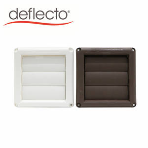Plastic Dryer Vent Cover Air Vent Grille Cover 3 Flaps Wall Duct Ventilation Grill Louvered Vent
