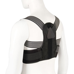 Ceinture de soutien dorsal respirante avec design ergonomique, bretelles élastiques, correcteur de posture pour le dos voûté et l'utilisation au bureau - Product Image 1