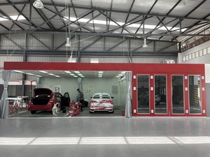 Camión coche aviones muebles tren retráctil inflable cortina de agua habitación hornos tan pintura <span class=keywords><strong>cabina</strong></span> de aerosol para la venta - Product Image 2