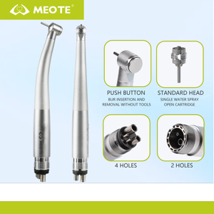 Singolo Spray dentale ad alta velocità manipolo turbina ad aria contrangolo Mini testa elettrica 4/2 fori - Product Image 2