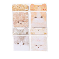 Non collant mignon bloc-notes pour animaux de compagnie dessiné à la main Illustration notes papiers pour Journal décoration murale Message Kawaii papeterie