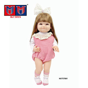 Vente en gros 22 pouces haute qualité Simulation visage vivant bébé poupées Reborn poupée bébé jouets <span class=keywords><strong>qui</strong></span> ressemblent à de vrais bébés pour les filles - Product Image 4