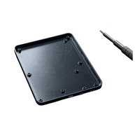 Pelindung Hard Drive CNC Custom, Berbahan Logam Keras Anodized Hitam untuk Perlindungan dan Penguatan Hard Disk