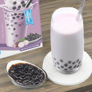 ชุดชงชาไข่มุกอัลโลดี้ รสเผือก 3 ชุด ลูกบัวสีม่วง อาหารไต้หวันแท้ - Product Image 2