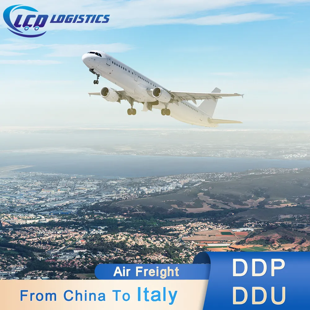 Muebles DDP envío aéreo logística de carga de Ningbo China a Italia