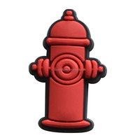 Vente en gros de breloques pour chaussures de pompier cadeaux promotionnels breloques pour chaussures de pompier bouche d'incendie camion sabot breloques pour chaussures