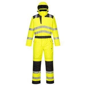 PORTWEST - PW352YBRM PW3 Combinaison hiver haute visibilité jaune/noir-EAN 5036108339570 HI-VIS WORKWEAR - Product Image 1