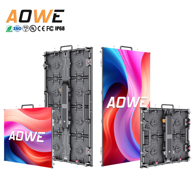 4mX3m Complete System P2.9P4P6P8 Outdoor Advertising Billboards Full Color Led Display Panel  Double-sided LED Display Screen